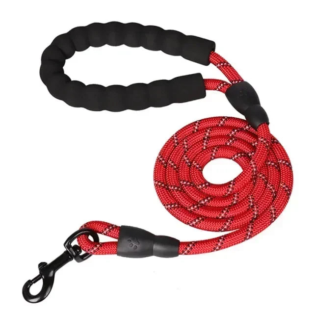 Strong Dog Leash Pet Leashes Reflective Leash for Big Small Medium Dog Leash Drag Pull Tow Golden Retriever 150/200/300cm